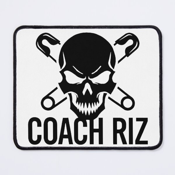 Item preview, Coach Riz Logo - White Skull and Pins designed and sold by Coach-Riz.