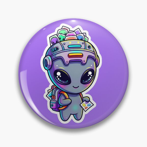 Item preview, Cute Kawaii Alien designed and sold by StickerCosmics.