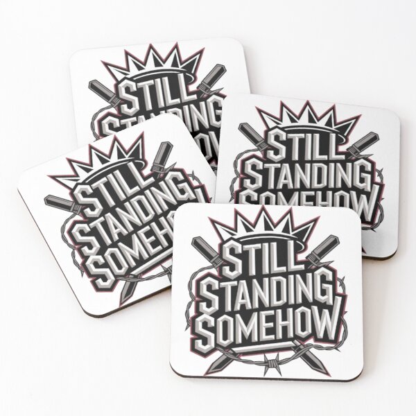Item preview, Still Standing Somehow – Gritty Resilience Streetwear Graphic designed and sold by NewUSShop.