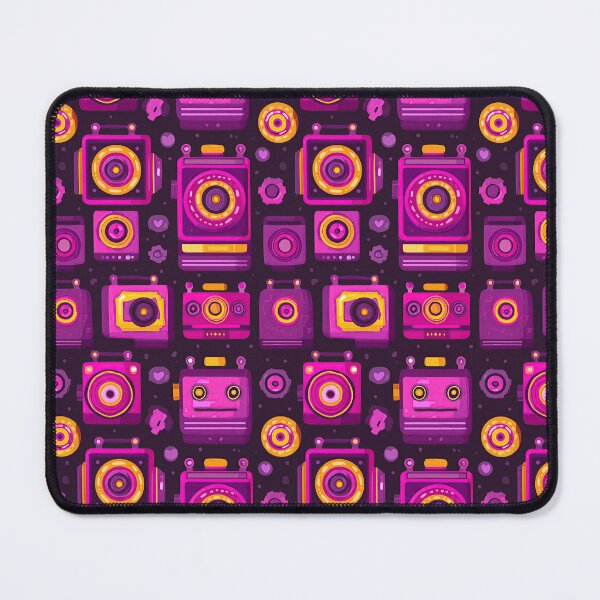 Item preview, Purple Retro Boombox and Camera Music Pattern designed and sold by Piotrek0001.