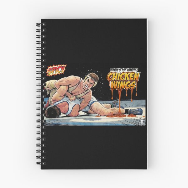 Item preview, Spicy Chicken Wings Wrestling Lunch - Intense Mat Action Design designed and sold by Coach-Riz.