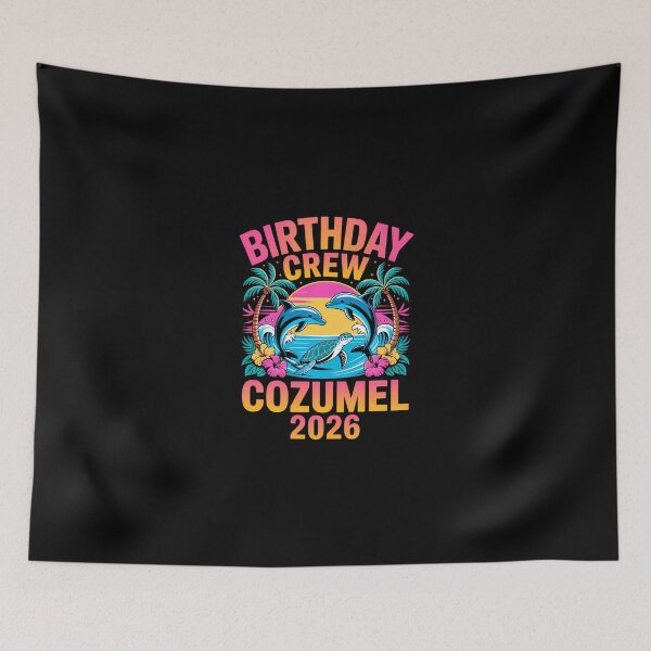 Item preview, Cozumel 2026 Birthday Crew designed and sold by Intomindfood.
