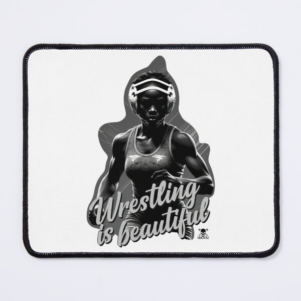 Item preview, Wrestling is Beautiful - Strong Female Wrestler Design designed and sold by Coach-Riz.