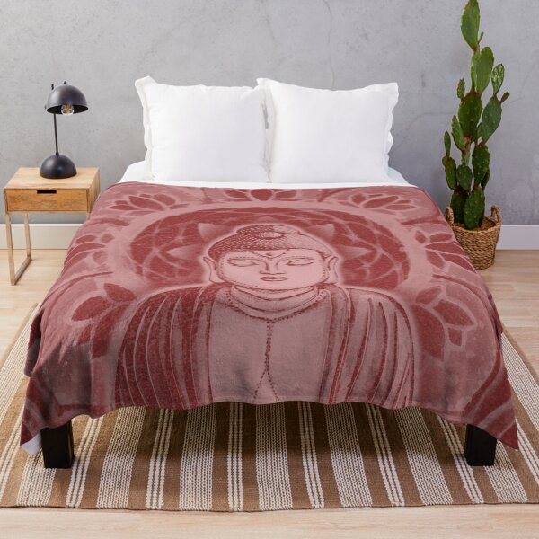 Item preview, Buddha Padma Watercolor - Ruby + Rose designed and sold by Irene Estelle.