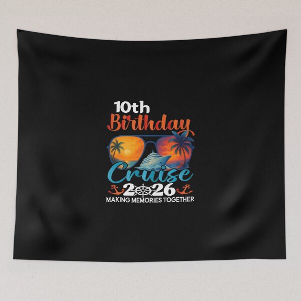 Item preview, 10Th Birthday Cruise 2026 Family Cruise Vacation designed and sold by Intomindfood.