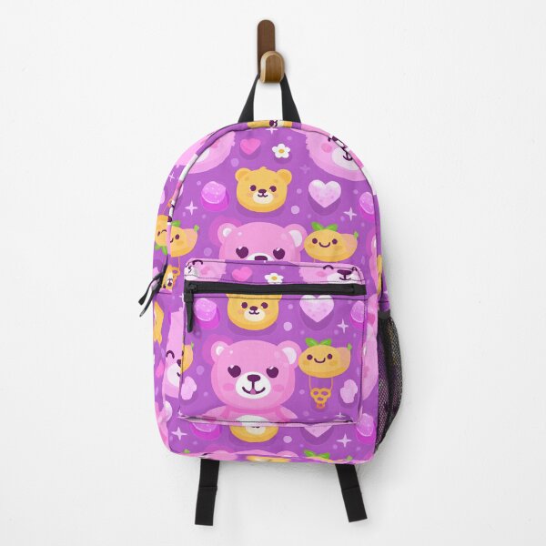 Item preview, Pink Kawaii Teddy Bears and Sparkling Gems Pattern designed and sold by Piotrek0001.