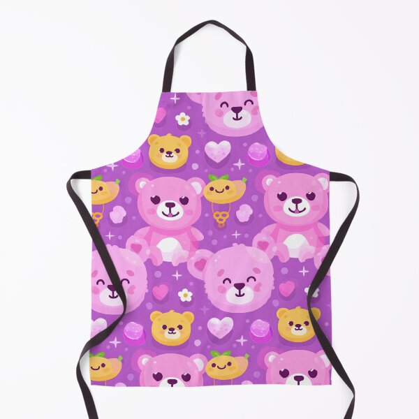Item preview, Pink Kawaii Teddy Bears and Sparkling Gems Pattern designed and sold by Piotrek0001.