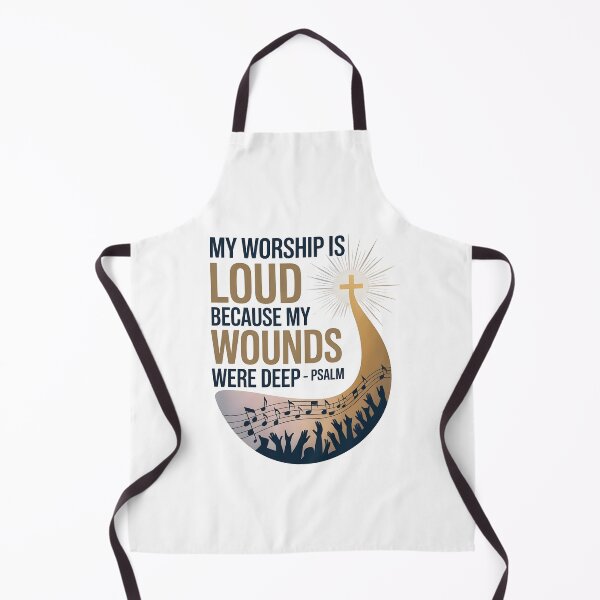 Item preview,  My Worship is Loud Because My Wounds Were Deep Psalm designed and sold by Lina Caro.