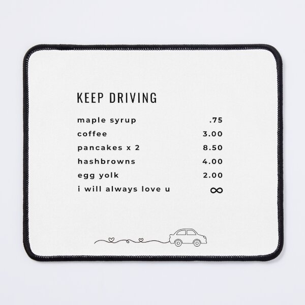Item preview, Driving Menu designed and sold by The Creative Library.