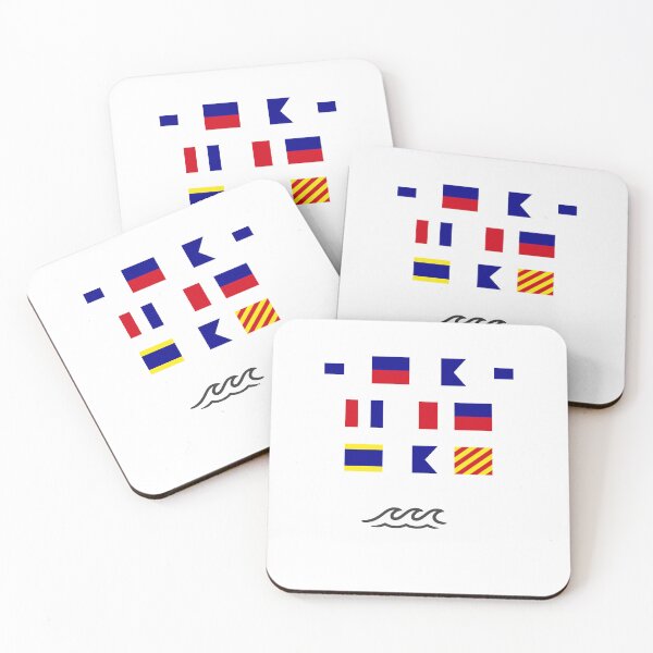 Item preview, Seas the Day - Nautical Signal Flags designed and sold by AnchorsAwayCo.