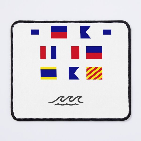 Item preview, Seas the Day - Nautical Signal Flags designed and sold by AnchorsAwayCo.