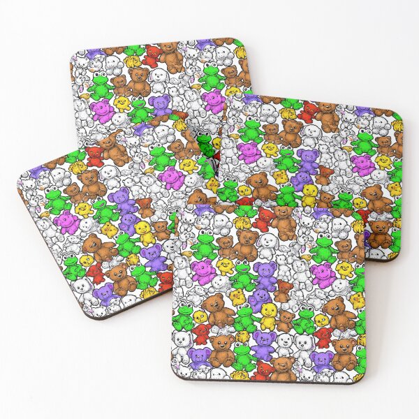 Item preview, Dense Colorful Cartoon Dogs Seamless Pattern designed and sold by Piotrek0001.