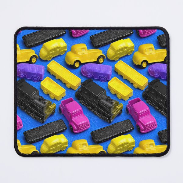 Item preview, 3D Plastic Toy Cars and Trains Dark Blue Pattern designed and sold by Piotrek0001.