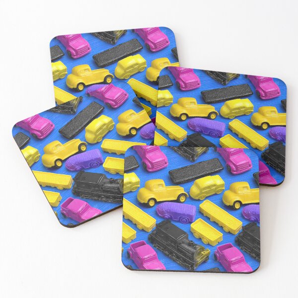 Item preview, 3D Plastic Toy Cars and Trains Dark Blue Pattern designed and sold by Piotrek0001.