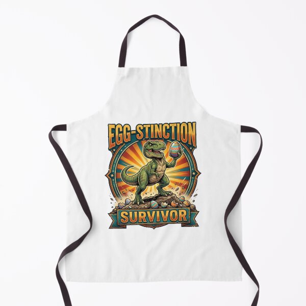 Item preview, Egg-Stinction Survivor – Funny Dinosaur Easter Champion Shirt designed and sold by relso.