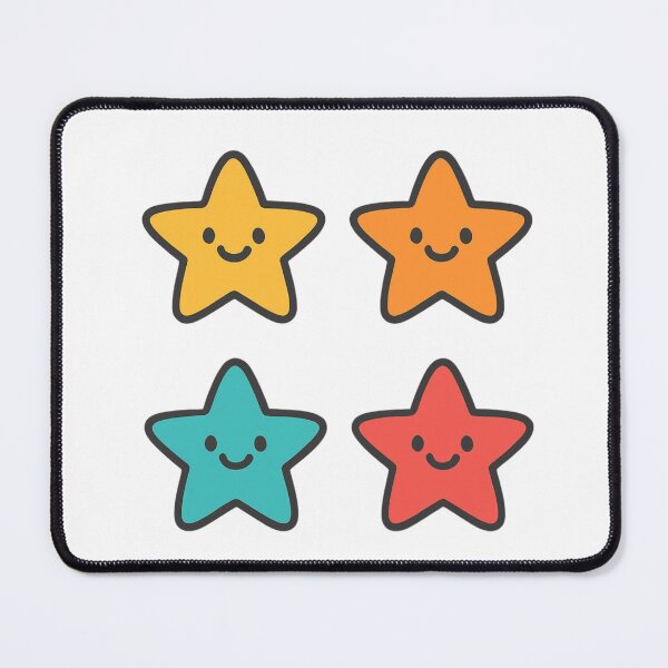 Item preview, Smiling Colorful Shining Stars designed and sold by stickerstore333.
