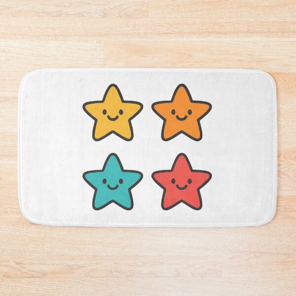 Item preview, Smiling Colorful Shining Stars designed and sold by stickerstore333.