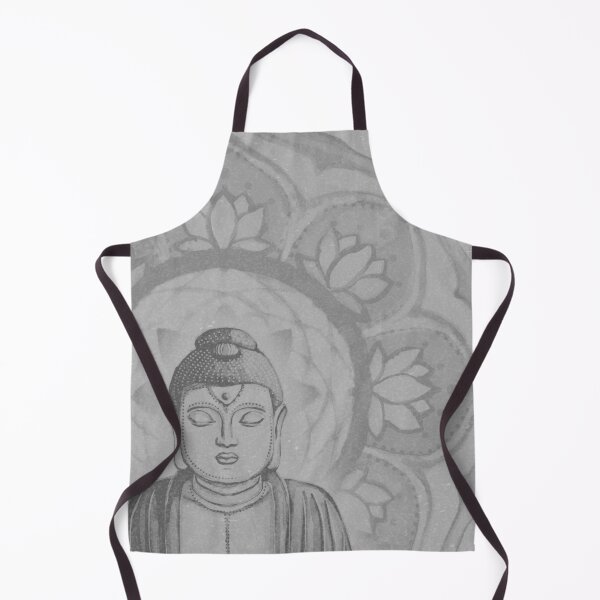 Item preview, Buddha Padma Watercolor - Fog + Slate designed and sold by Irene Estelle.