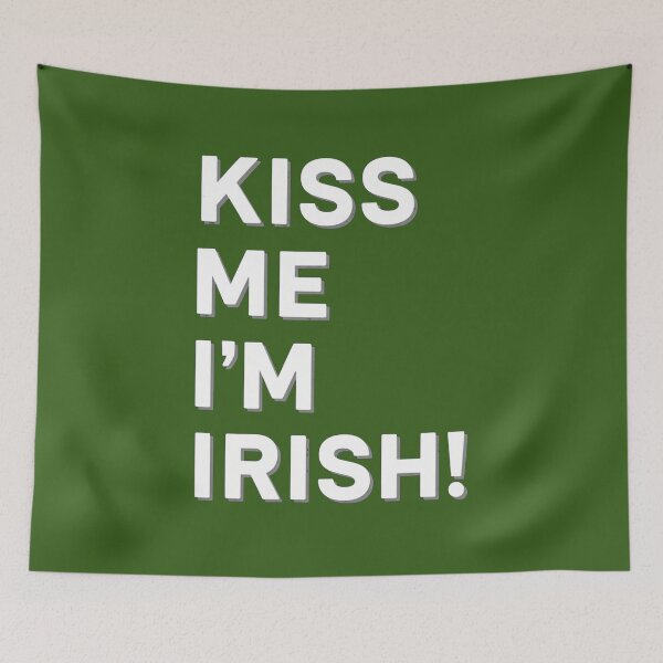 Item preview, kiss me im irish designed and sold by FlamaC.