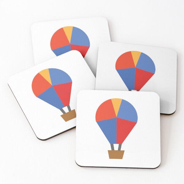 Item preview, Colorful Geometric Air Balloon Made from Shapes  designed and sold by MadeFromShapes.