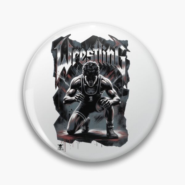 Item preview, Wrestling Thunder Stance - Intense Action Art designed and sold by Coach-Riz.