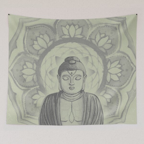Item preview, Buddha Padma Watercolor - Tea + Slate designed and sold by Irene Estelle.