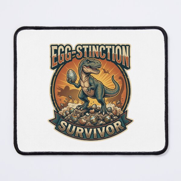 Item preview, Egg-Stinction Survivor – Funny T-Rex Easter Egg Hunter Design designed and sold by relso.