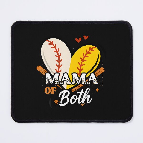 Item preview, Mama Of Both Baseball Softball Mom Game Day designed and sold by Intomindfood.