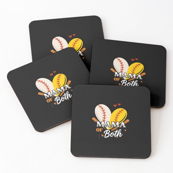Item preview, Mama Of Both Baseball Softball Mom Game Day designed and sold by Intomindfood.