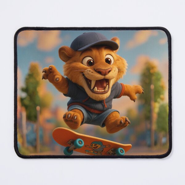 Item preview, Skater Saber-Toothed Tiger designed and sold by Sillytoe.