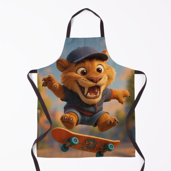 Item preview, Skater Saber-Toothed Tiger designed and sold by Sillytoe.