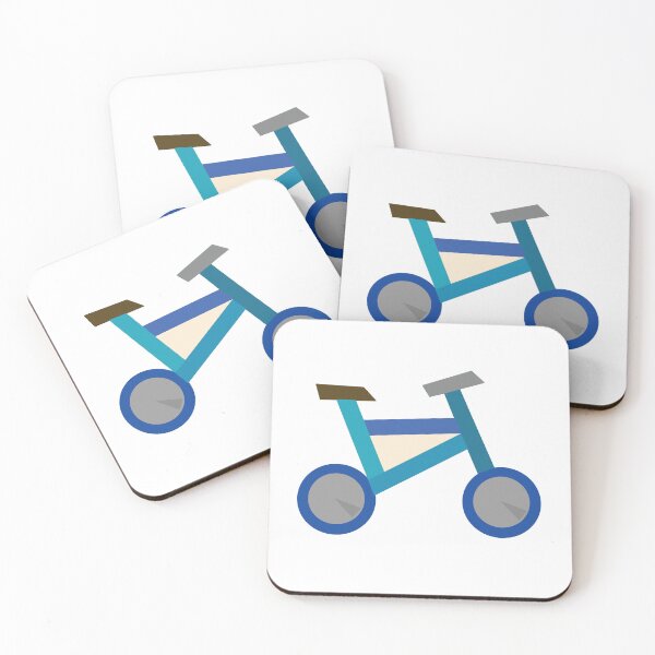 Item preview,  Minimalist Geometric Bike Made from Shapes  designed and sold by MadeFromShapes.