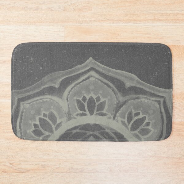 Item preview, Buddha Padma Watercolor - Slate + Tea designed and sold by Irene Estelle.