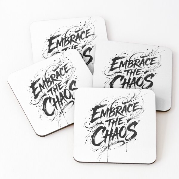 Item preview, MBRACE THE CHAOS - Street Typography Design designed and sold by LiORDO iNK..
