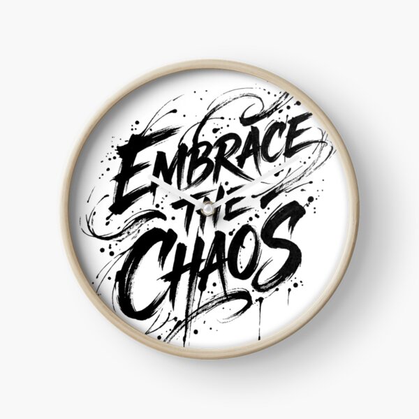 Item preview, MBRACE THE CHAOS - Street Typography Design designed and sold by LiORDO iNK..