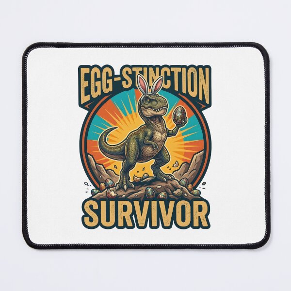 Item preview, Egg-Stinction Survivor – Dinosaur Easter Egg Hunt Champion designed and sold by relso.