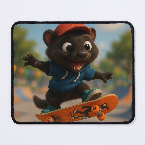 Item preview, Skater Sable Ferret designed and sold by Sillytoe.