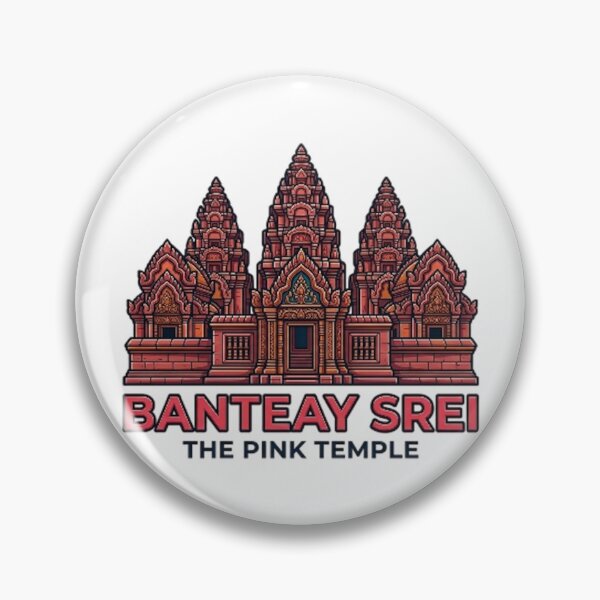 Item preview, BANTEAY SREI THE PINK TEMPLE designed and sold by likbatonboot.