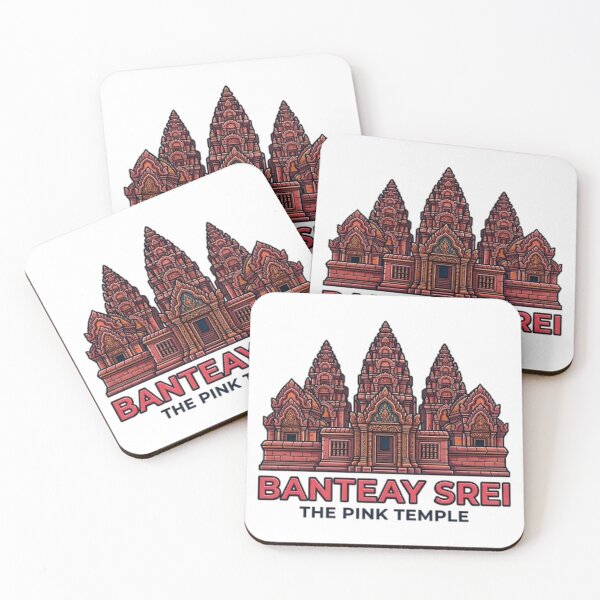 Item preview, BANTEAY SREI THE PINK TEMPLE designed and sold by likbatonboot.