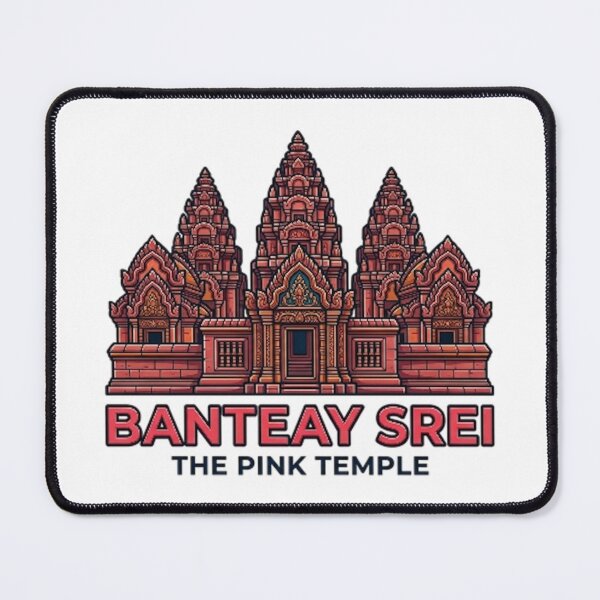 Item preview, BANTEAY SREI THE PINK TEMPLE designed and sold by likbatonboot.