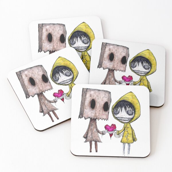 Item preview, Dark Friendship Heart - Little Nightmares Inspired Fan Art designed and sold by kitastylish.