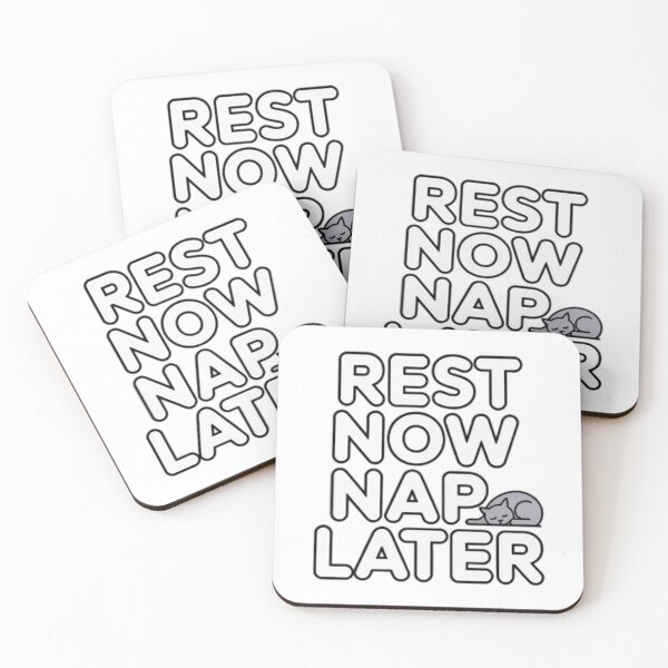 Item preview, Rest Now Nap Later Sleepy Cat designed and sold by ramanstika.