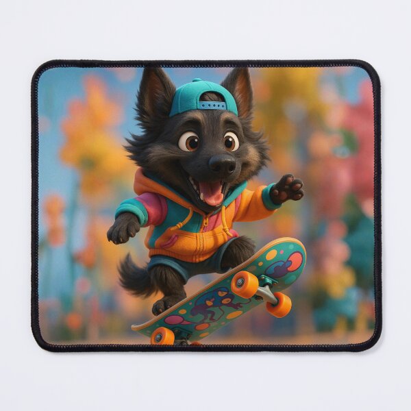 Item preview, Skater Sable German Shepherd designed and sold by Sillytoe.