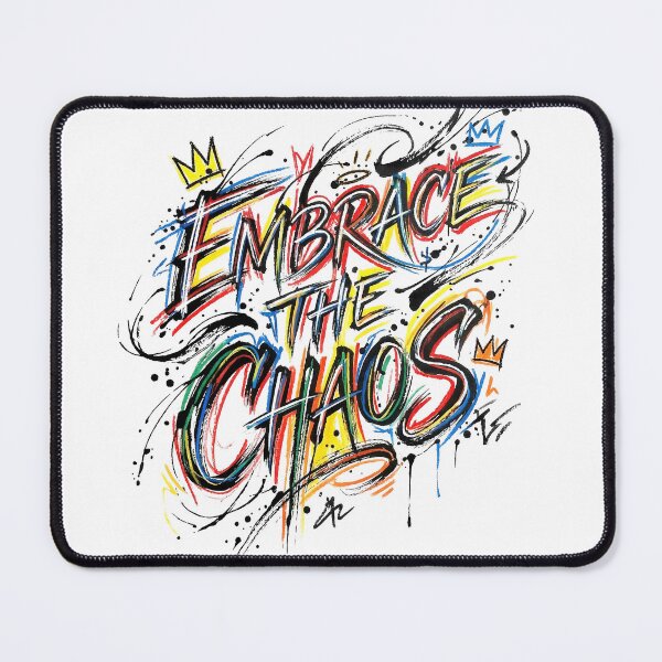Item preview, EMBRACE THE CHAOS / VIVID - Street Typography Design designed and sold by LiORDO iNK..
