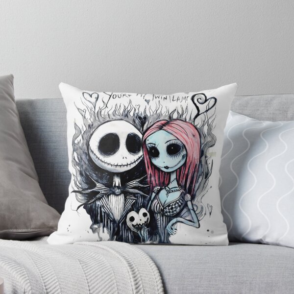 Item preview, You're My Twin Flame - Jack and Sally Inspired Gothic Art designed and sold by kitastylish.