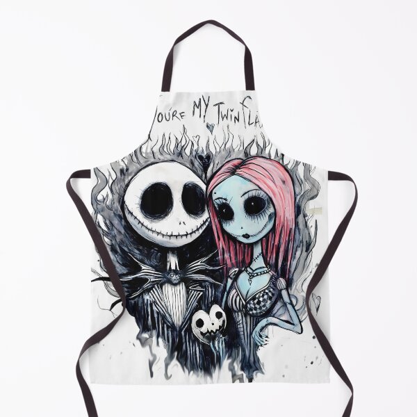Item preview, You're My Twin Flame - Jack and Sally Inspired Gothic Art designed and sold by kitastylish.