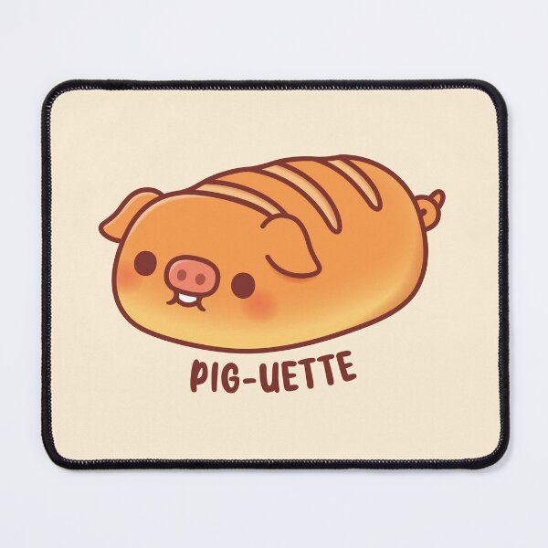 Item preview, Cute Pig Baguette Bread Pig-uette Funny designed and sold by rustydoodle.