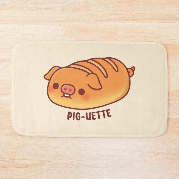 Item preview, Cute Pig Baguette Bread Pig-uette Funny designed and sold by rustydoodle.