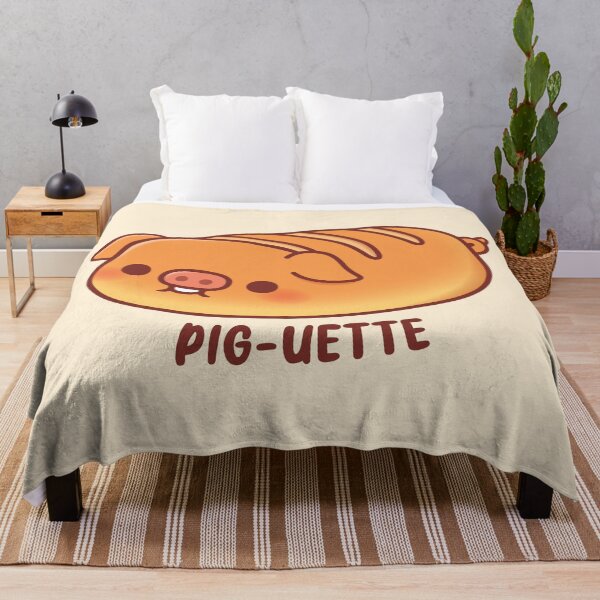 Item preview, Cute Pig Baguette Bread Pig-uette Funny designed and sold by rustydoodle.