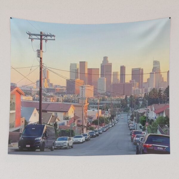 Item preview, Aesthetic Los Angeles Skyline designed and sold by Ameliatra Design.